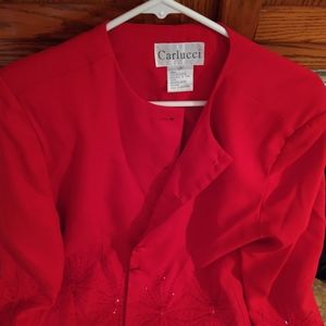 Carlucci Blazer Women Size 12P